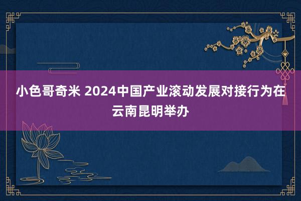 小色哥奇米 2024中国产业滚动发展对接行为在云南昆明举办