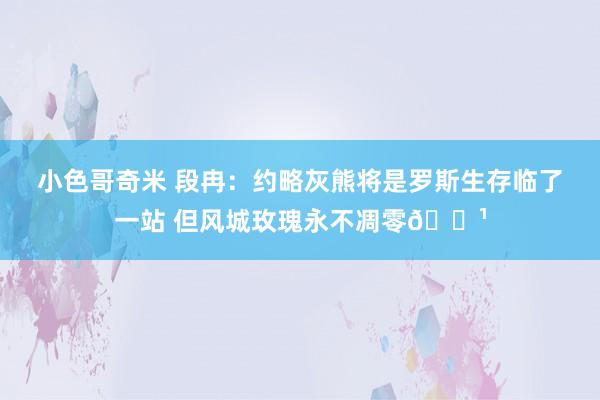 小色哥奇米 段冉：约略灰熊将是罗斯生存临了一站 但风城玫瑰永不凋零🌹