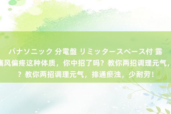 パナソニック 分電盤 リミッタースペース付 露出・半埋込両用形 痛风偏疼这种体质，你中招了吗？教你两招调理元气，排通瘀浊，少耐劳！