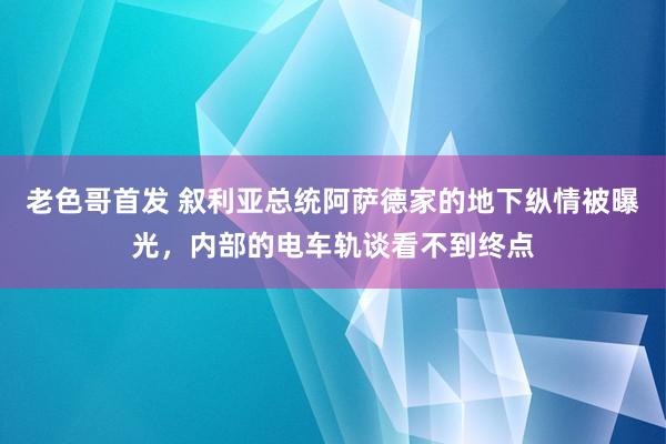 老色哥首发 叙利亚总统阿萨德家的地下纵情被曝光，内部的电车轨谈看不到终点